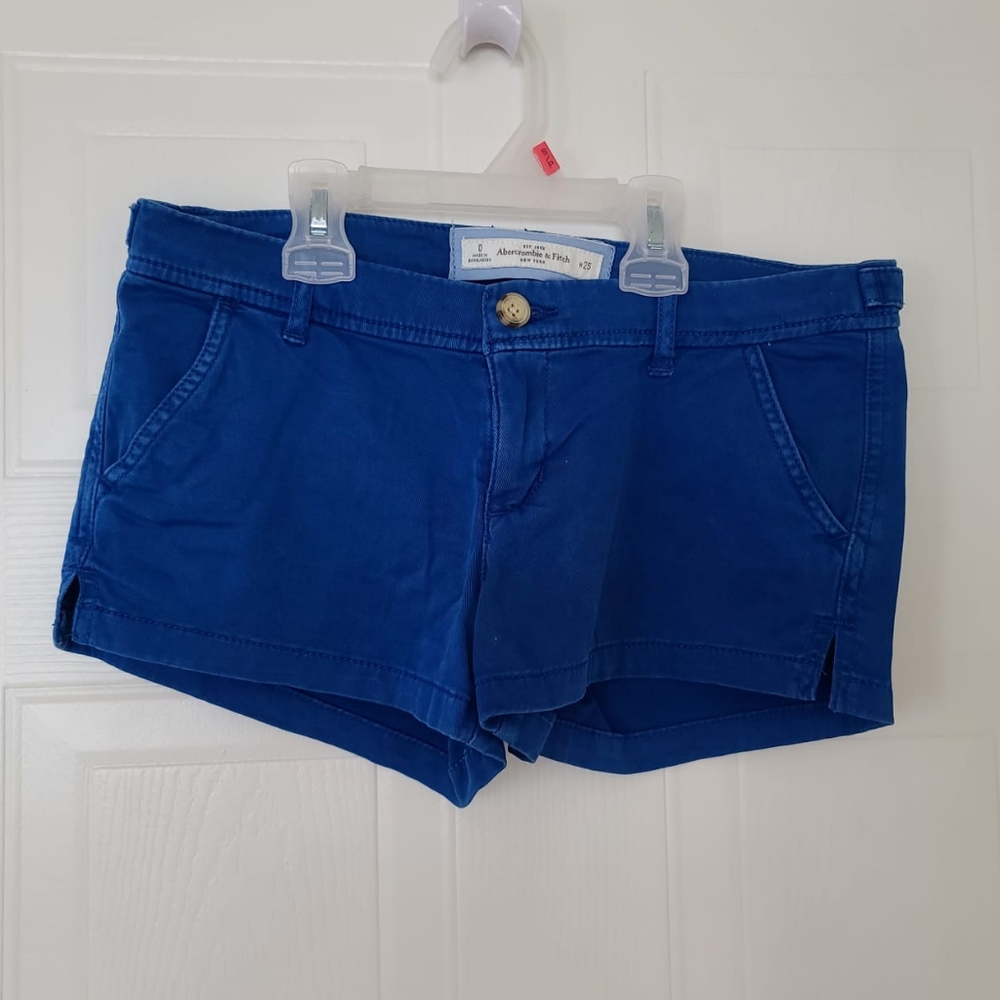Abercrombie & Fitch Blue Shorts Size0/W25